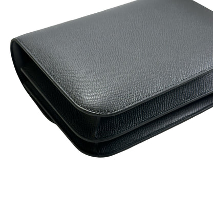 Brand New HERMES Epsom Constance Handbags Black PHW