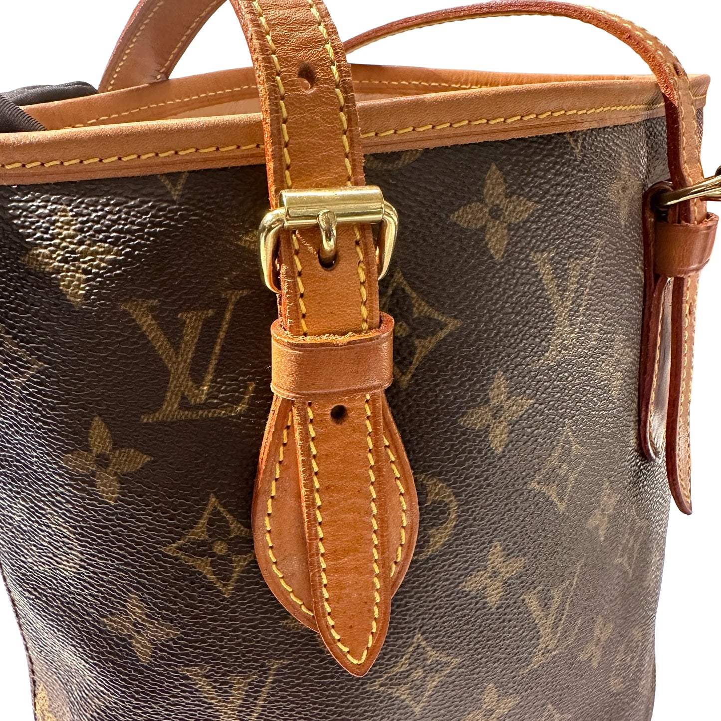 Used LOUIS VUITTON Monogram Tote Bag Brown GHW