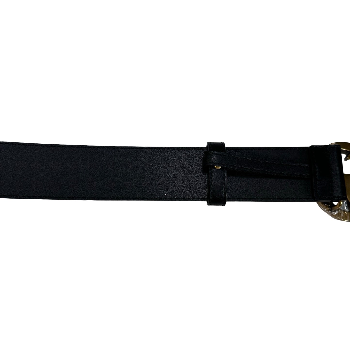 Brand New GUCCI Leather GG Marmont Belt Black GHW