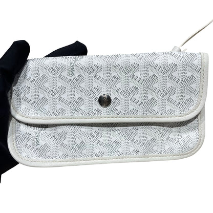 Used GOYARD Canvas Tote GM Tote Bag White PHW
