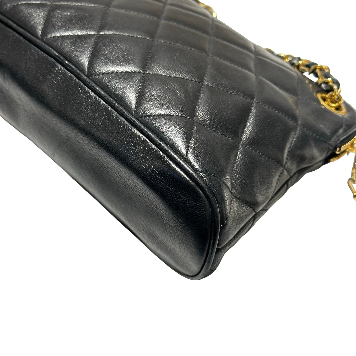 Used CHANEL Cross Body bag Black GHW