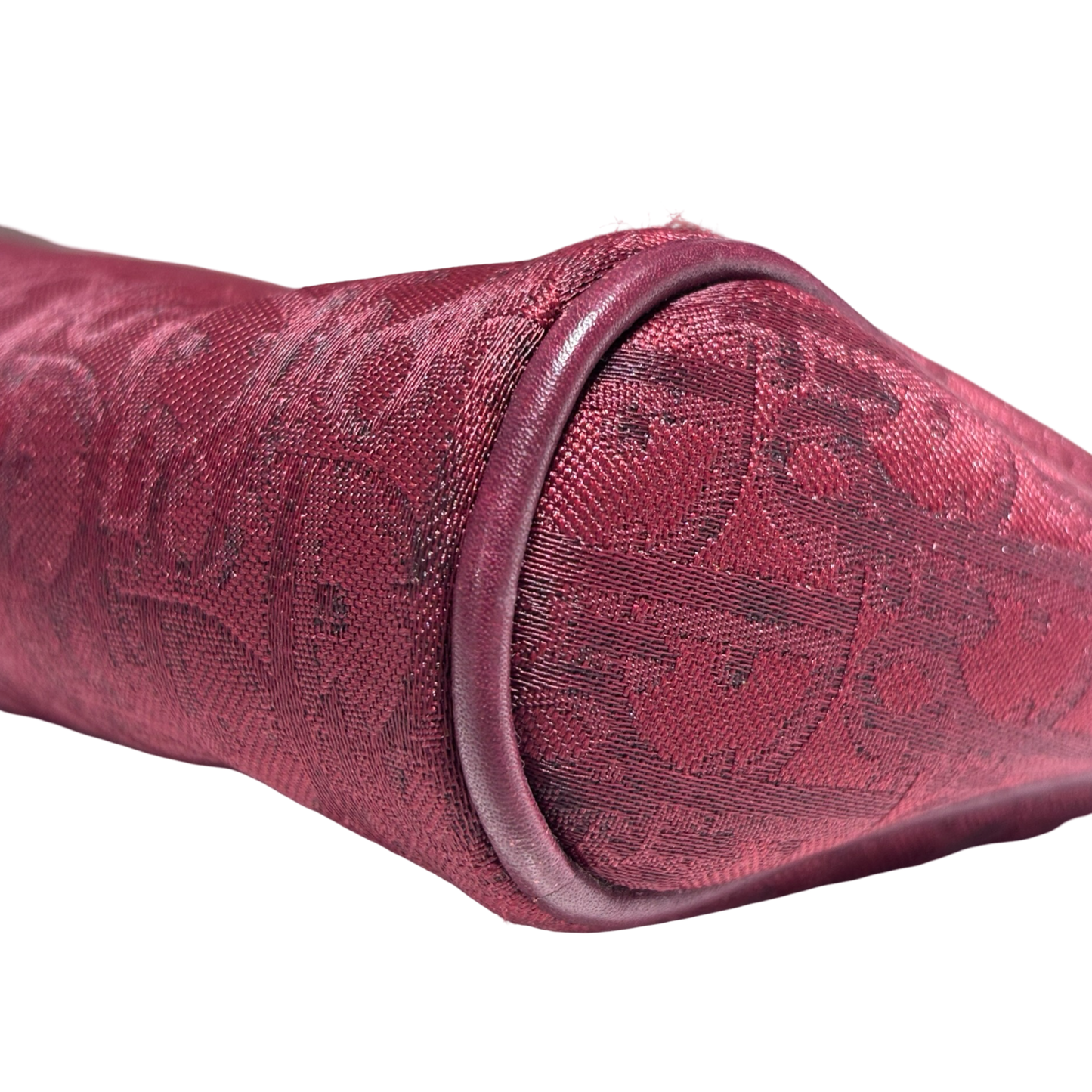 DIOR OBLIQUE VINTAGE CLUTCH RED HANDBAG [3000516]