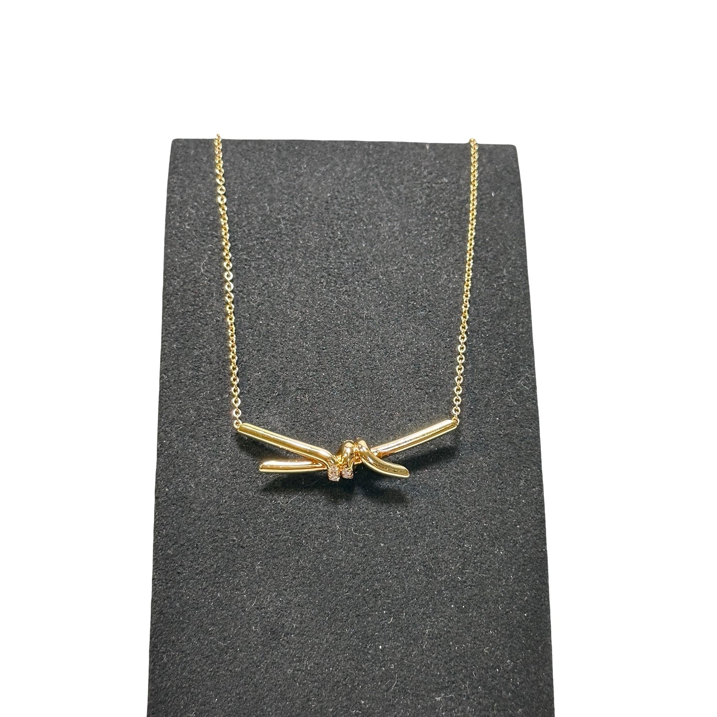 Used TIFFANY & CO. 18K gold Knot necklace Jewellery GHW