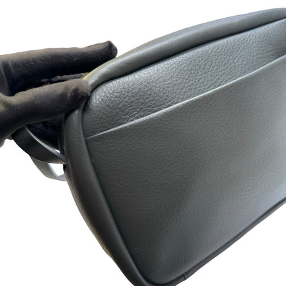 Used BALENCIAGA Calfskin Leather Crossbody Cross Body Bag Black PHW