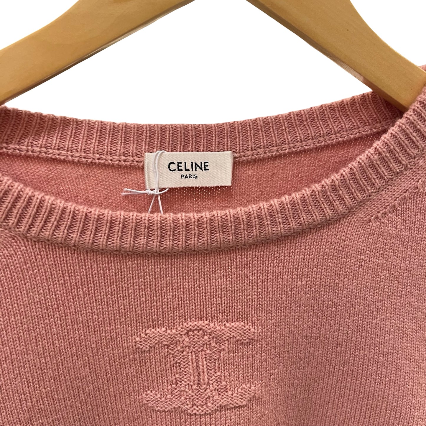 Used CÉLINE Cashmere Sweater Used CÉLINE Cashmere Sweater Clothes Pink Pink
