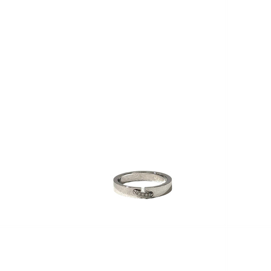 Used CHAUMET White Gold Ring Liens Evidence XS In Diamond Ring Silver