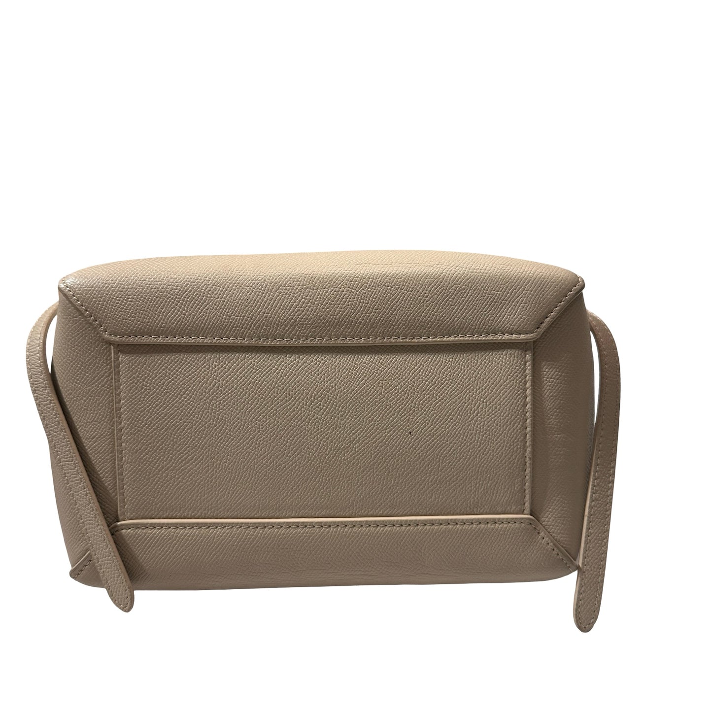 Used Céline Belt Cross Body Bag Beige
