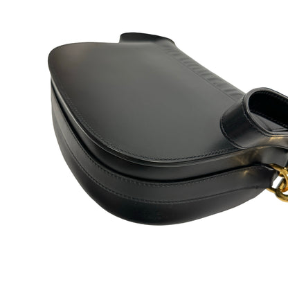 Used DIOR Bobby Cross Body Bag Black GHW