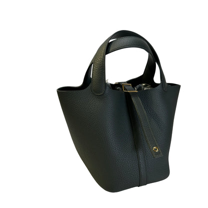 Used HERMES TC Picotin 18 Handbag Dark Green