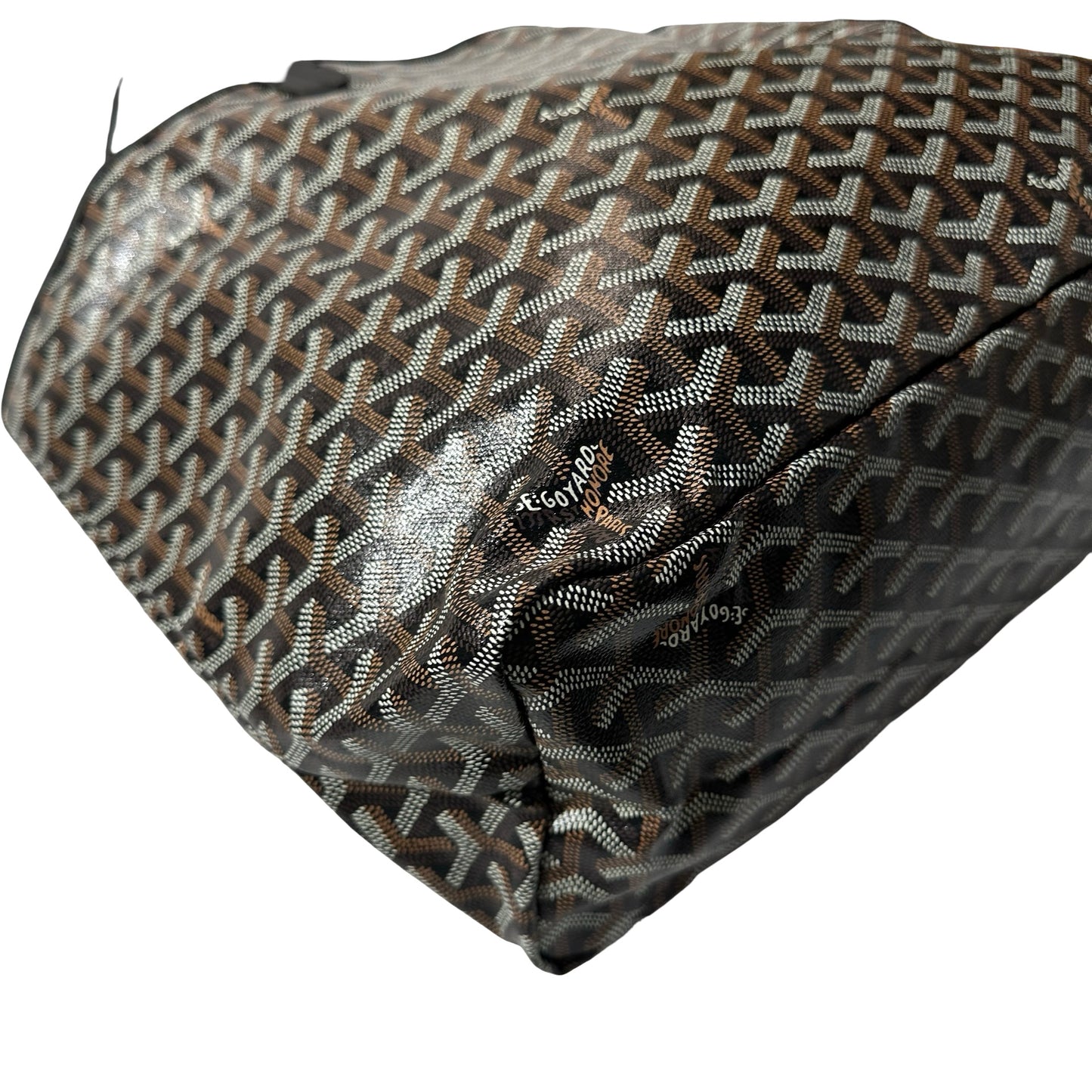 New GOYARD Tote PM Shoulder Bag Black PHW