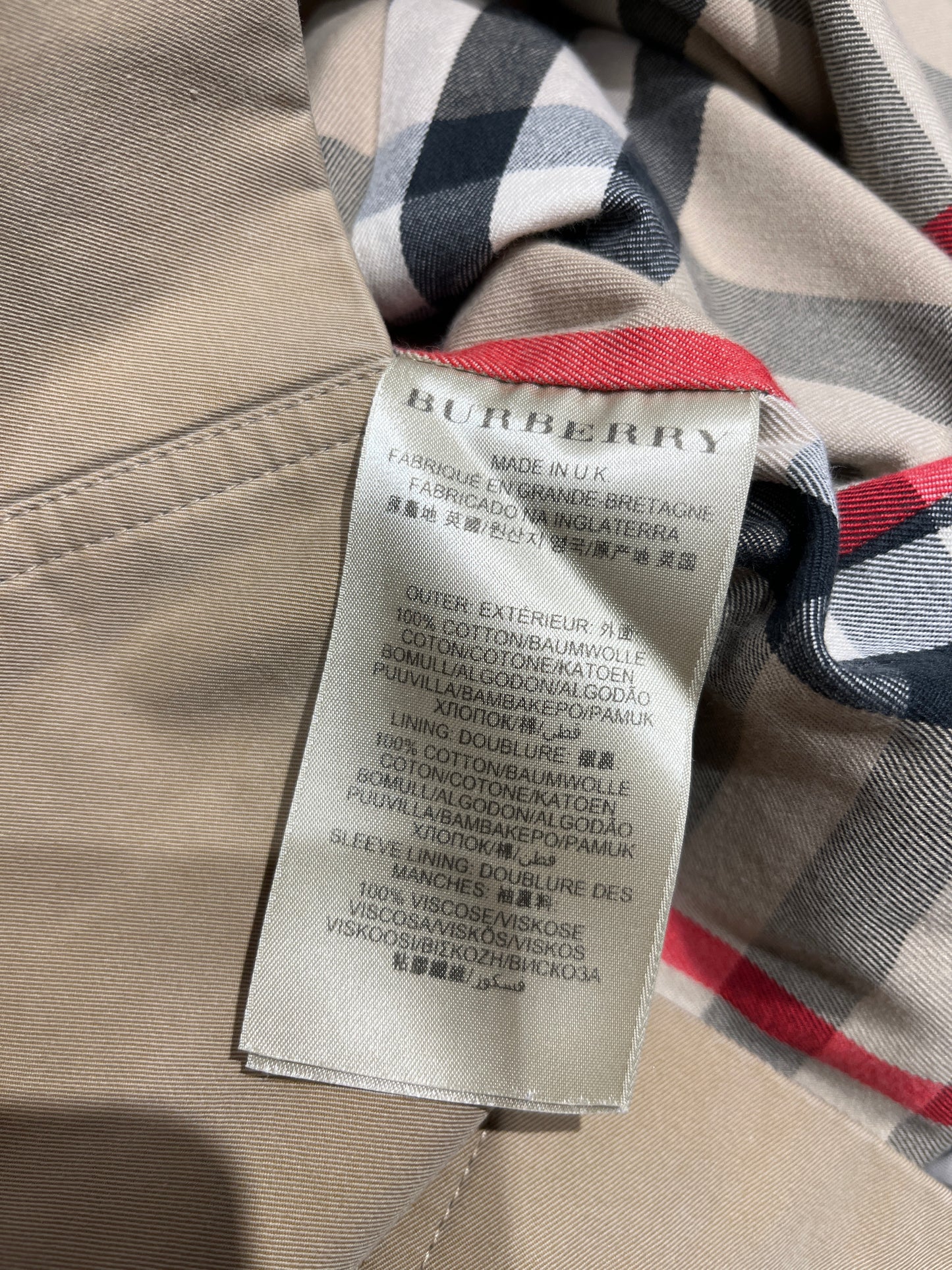 BURBERRY SHORT TRENCH COAT [20000294]