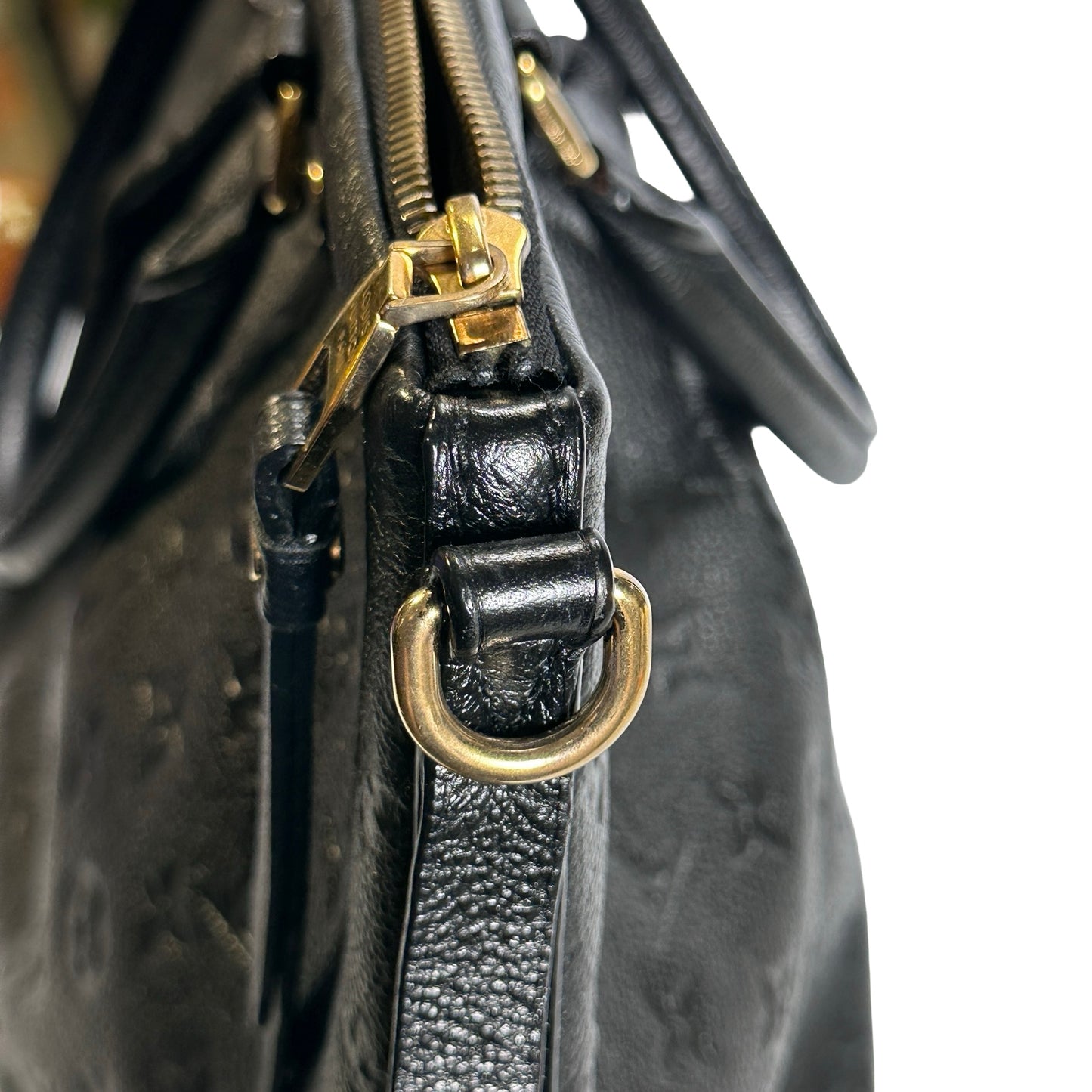 LOUIS VUITTON Monogram Mazarine Tote Bag Black GHW