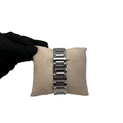 Used CARTIER Stainless Steel Ballon Bleu Watch Silver White