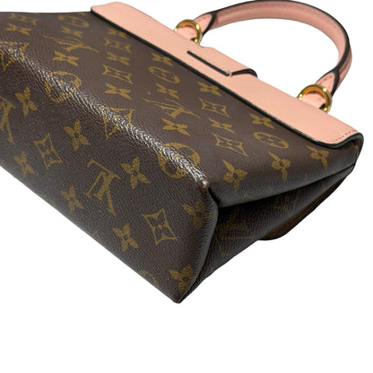 Used LOUIS VUITTON Canvas LOCKY BB Cross Body Bag Brown Pink GHW