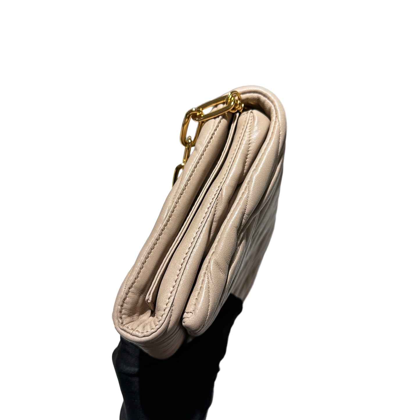 Used MIU MIU Cross Body Bag Pink GHW