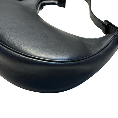 CÉLINE Calfskin Leather Ava Medium Handbag Black