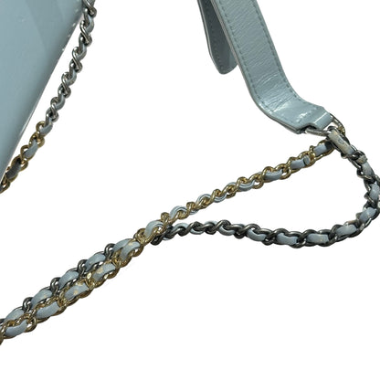 CHANEL GABRIELLE LIGHT BLUE LAMBSKIN  [3000604]