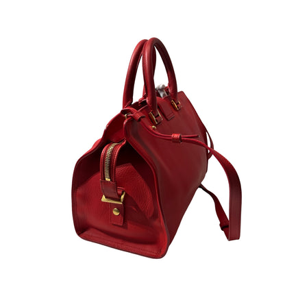 Used SAINT LAURENT Two Way Shoulder Bag Red GHW