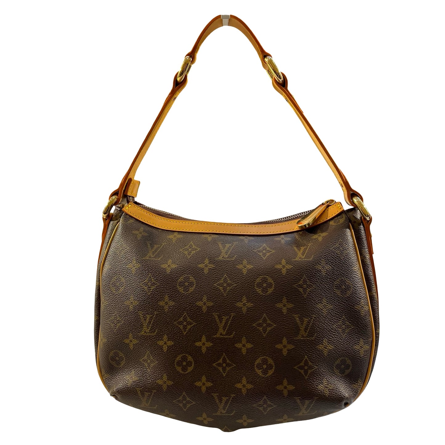 Used LOUIS VUITTON Monogram Tulum GM Shoulder Bag Brown GHW