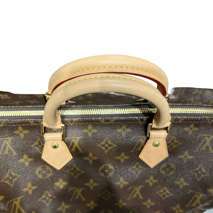 Used LOUIS VUITTON Monogram Canvas Speedy 35 Holdall Brown GHW