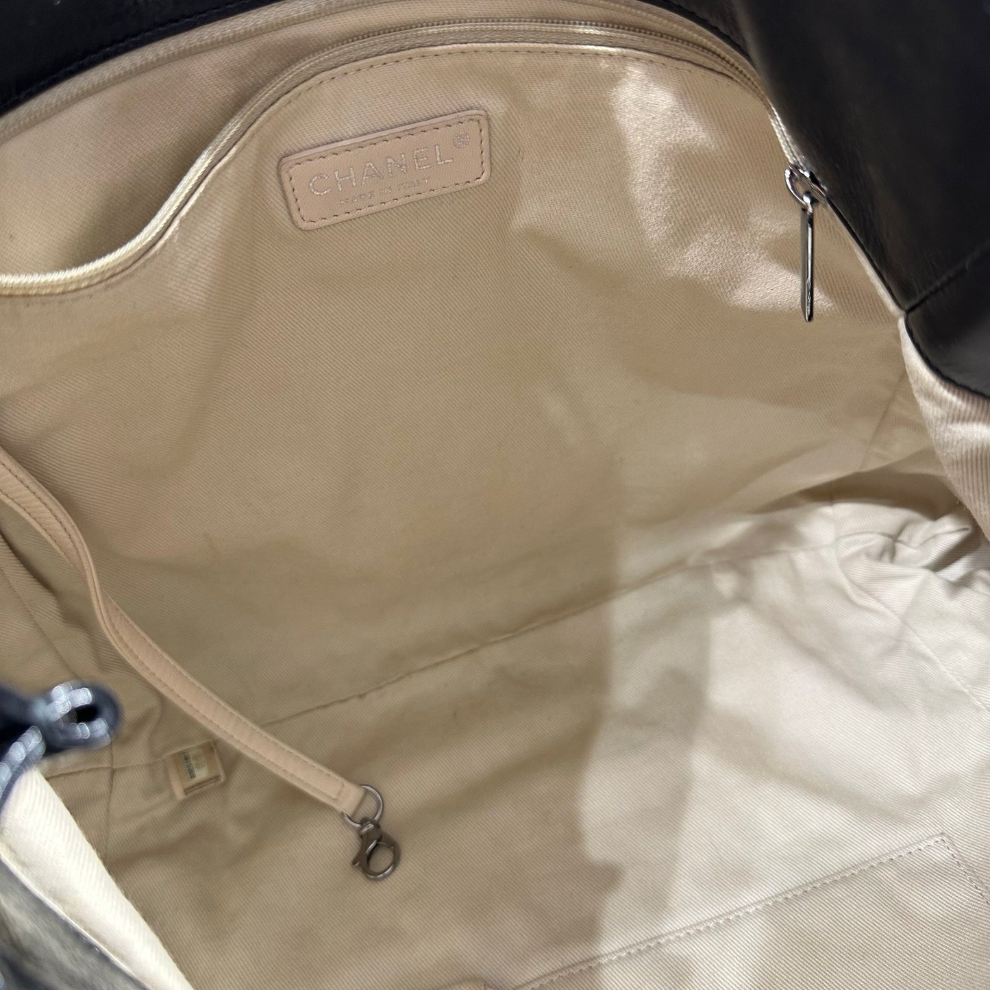Used CHANEL Tote Bag Black PHW