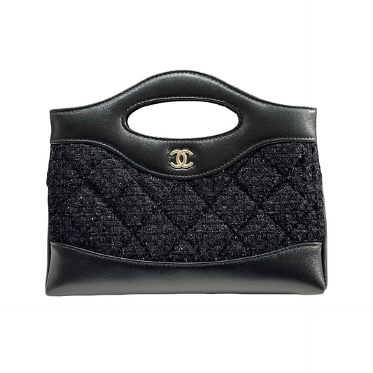 New CHANEL Cross Body Bag Black GHW