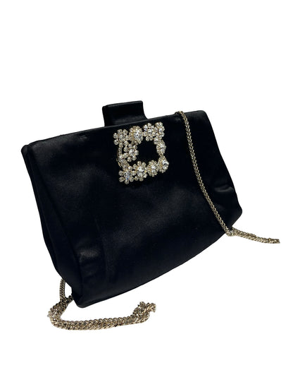 Used ROGER VIVIER Clutch Clothes Black