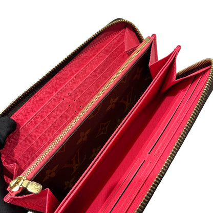 Used Louis Vuitton Calfskin Leather Vivienne Holiday Zippy Wallet GHW Multicolour