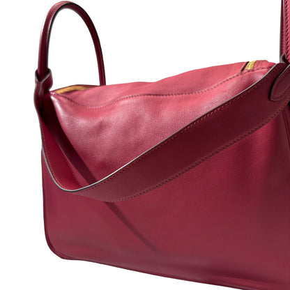 Used HERMÈS Lindy 30 Tote Bag Pink GHW