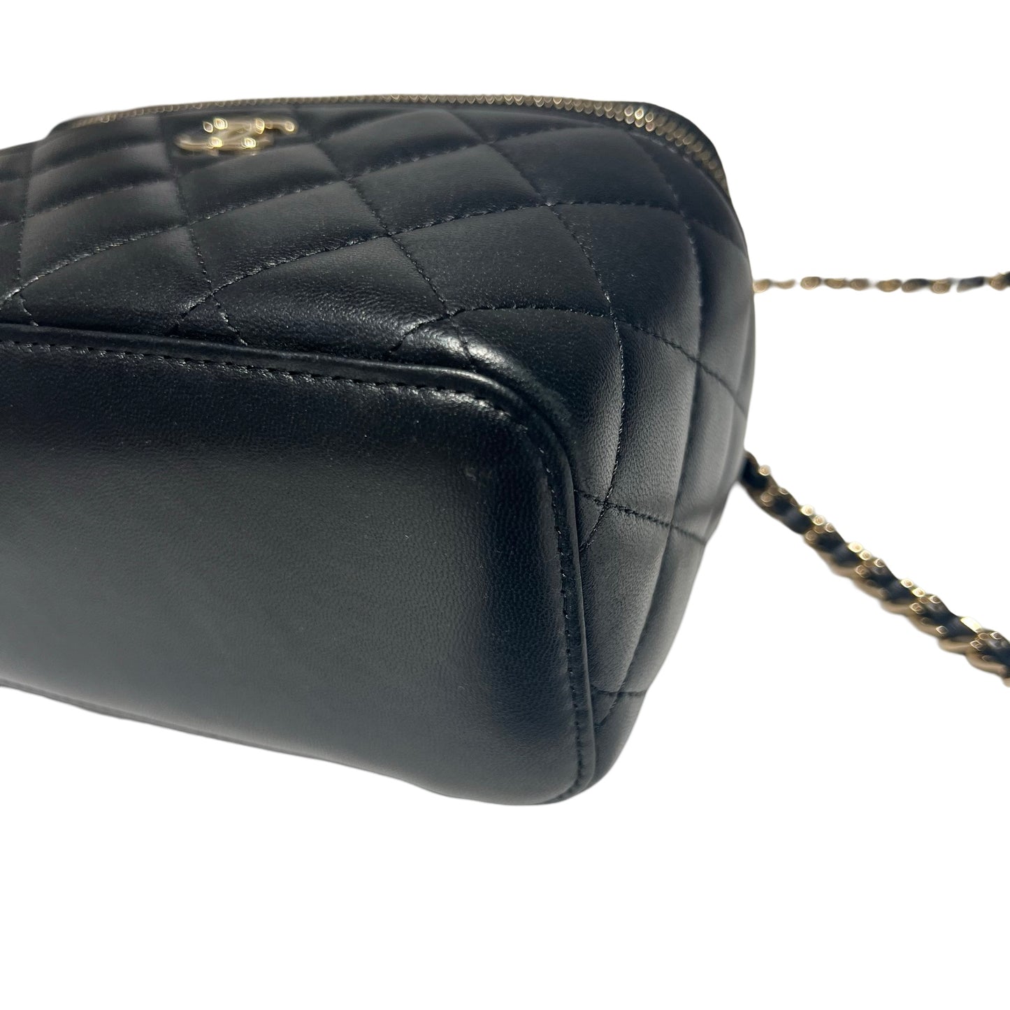 Lambskin Vanity Case Cross Body Bag [101543]