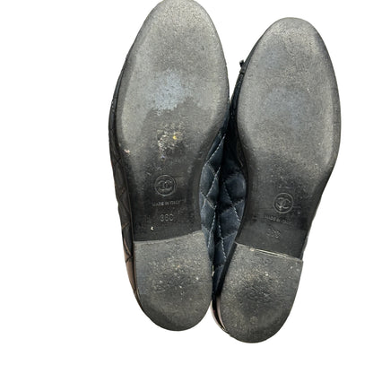 CHANEL NAVY SHOES [3001029]