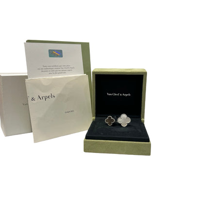 Used VAN CLEEF & ARPELS Ring Jewelry White Black