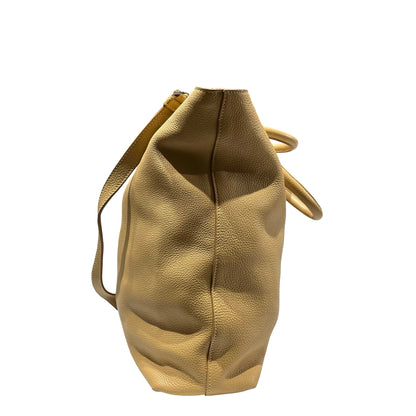 Used PRADA Tote Bag PHW Beige Blue