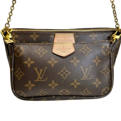 Used LOUIS VUITTON Monogram Multi Pochette Accessories Cross body bag Brown