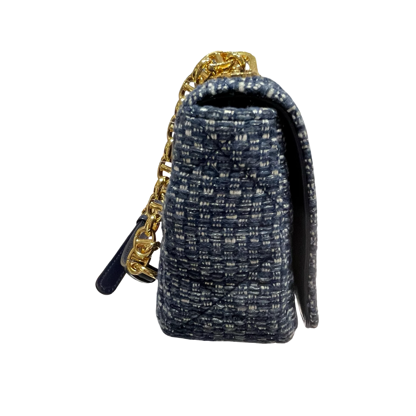 DIOR CARO SMAILL TWEED DARK BLUE [3000613]