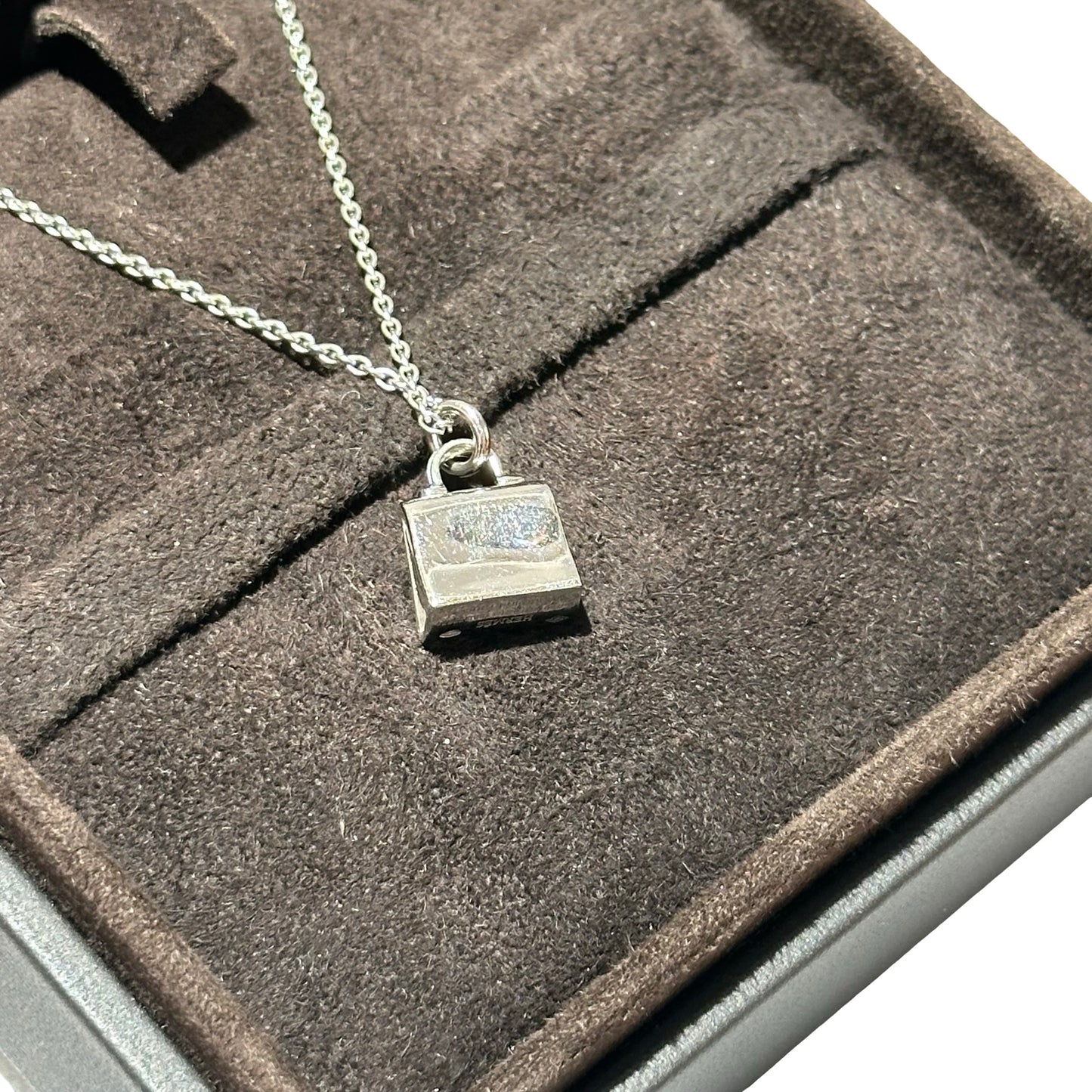 Used HERMÈS KELLY PENDANT NECKLACE Necklace PHW