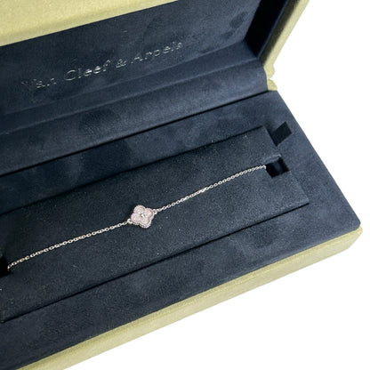Used VAN CLEEF & ARPELS 18K Gold Sweet Bracelet BRACELET Silver