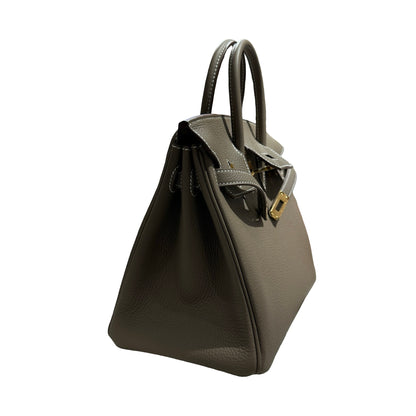 Brand New HERMES Togo Birkin Handbag Etoupe