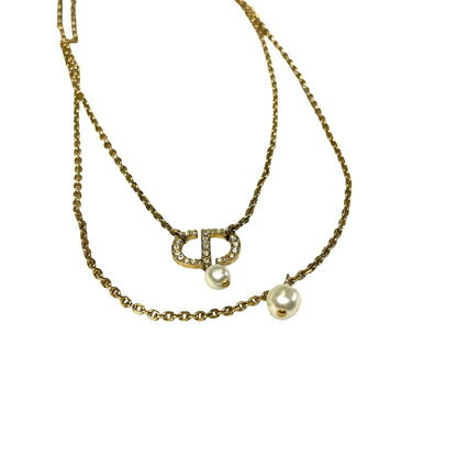 Used DIOR Necklace Jewellery GHW