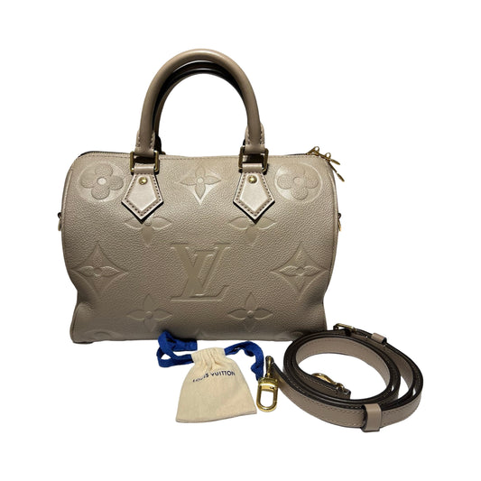 Monogram Calfskin Speedy 25 Two Way Shoulder Bag [101682]