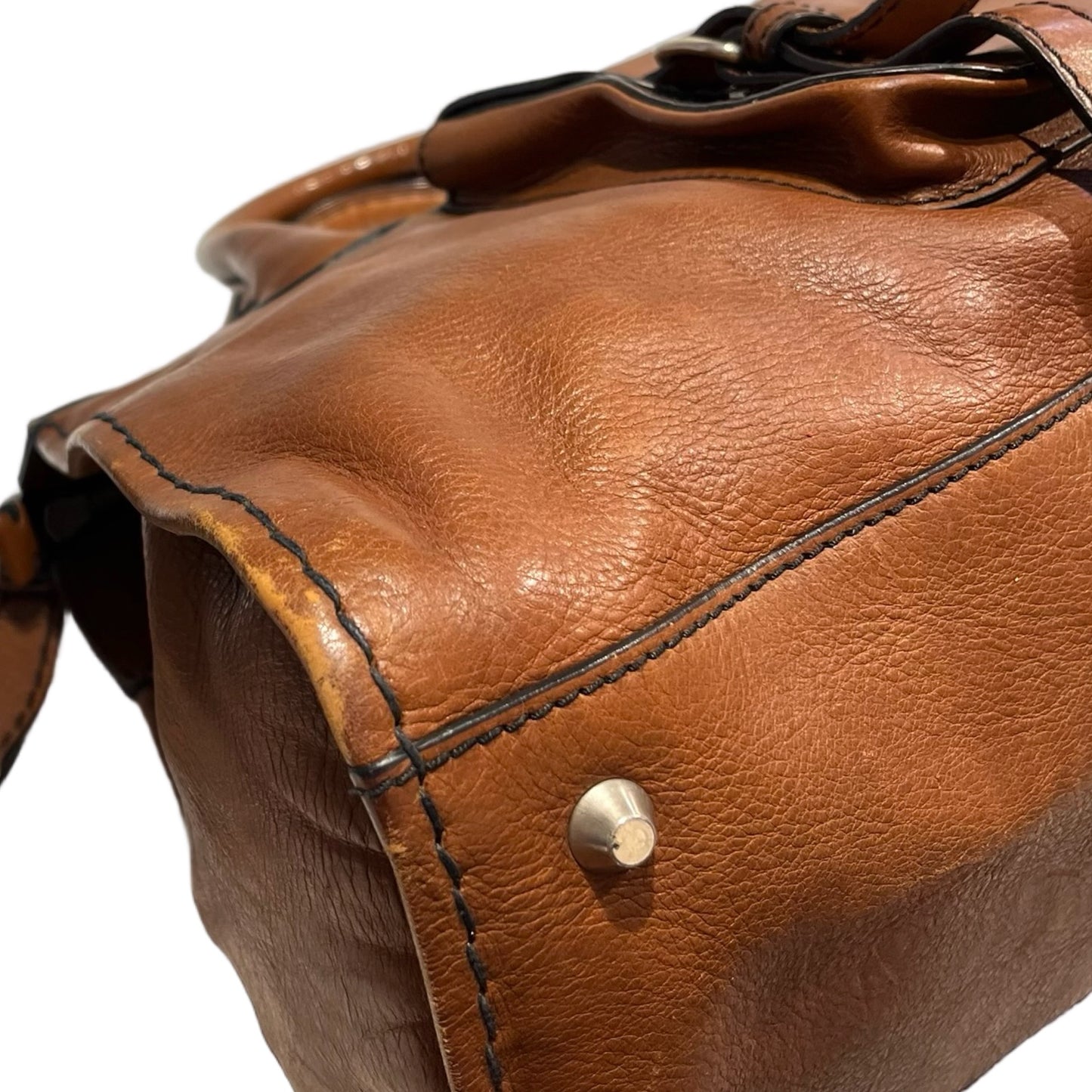 Used CHLOE Edith Bag Shoulder Bag Brown PHW