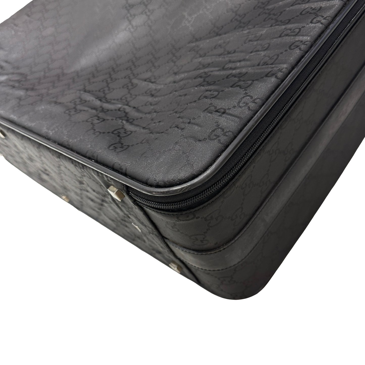 Used GUCCI GG Monogram GG Monogram Luggage Luggage Black
