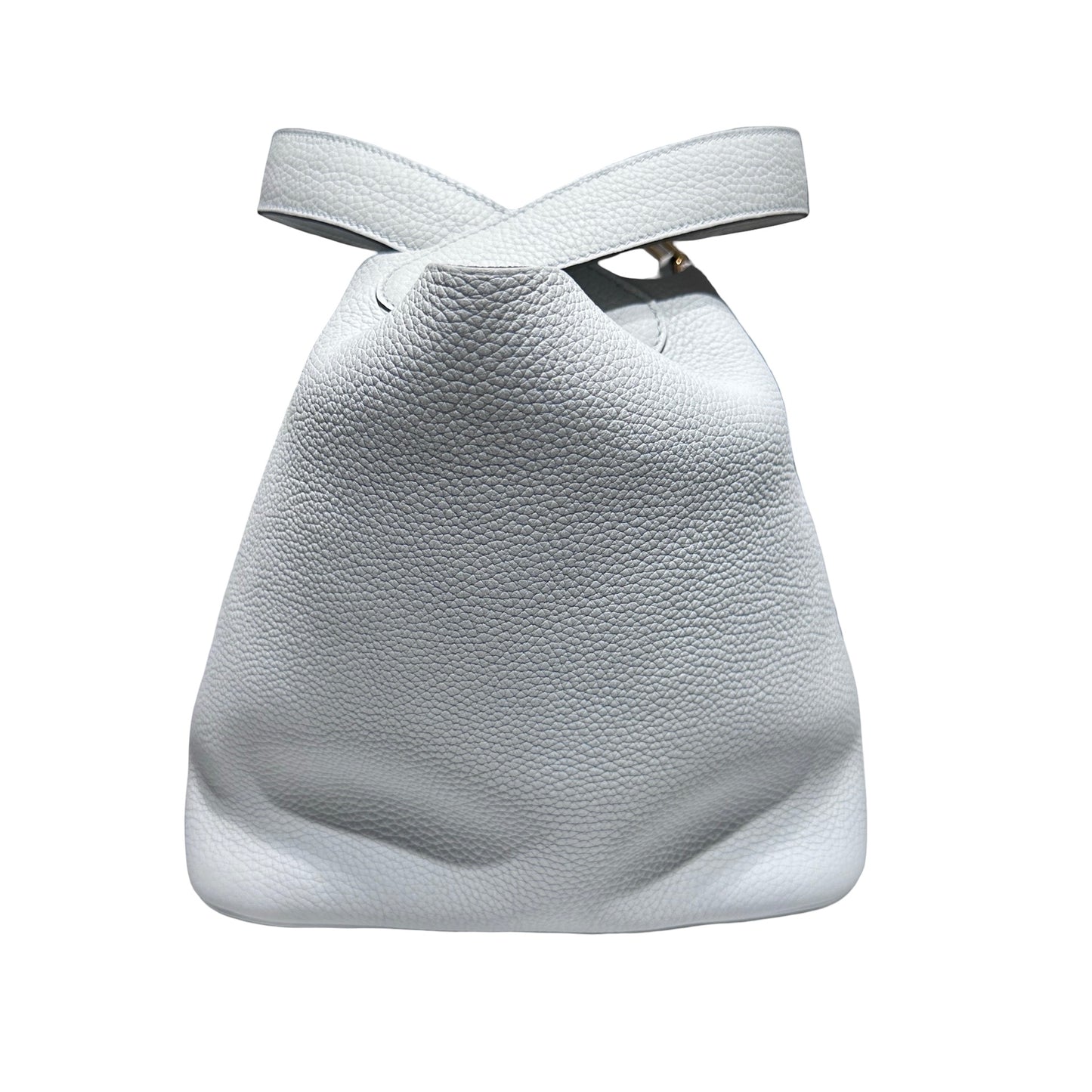 Unused HERMÈS Picotin 22 Handbag Blue GHW