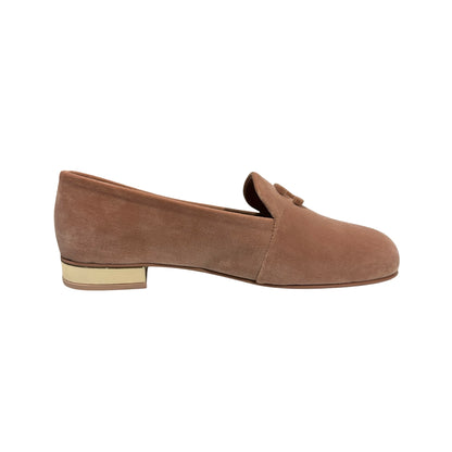 Used CHANEL Suede Shoes Pink