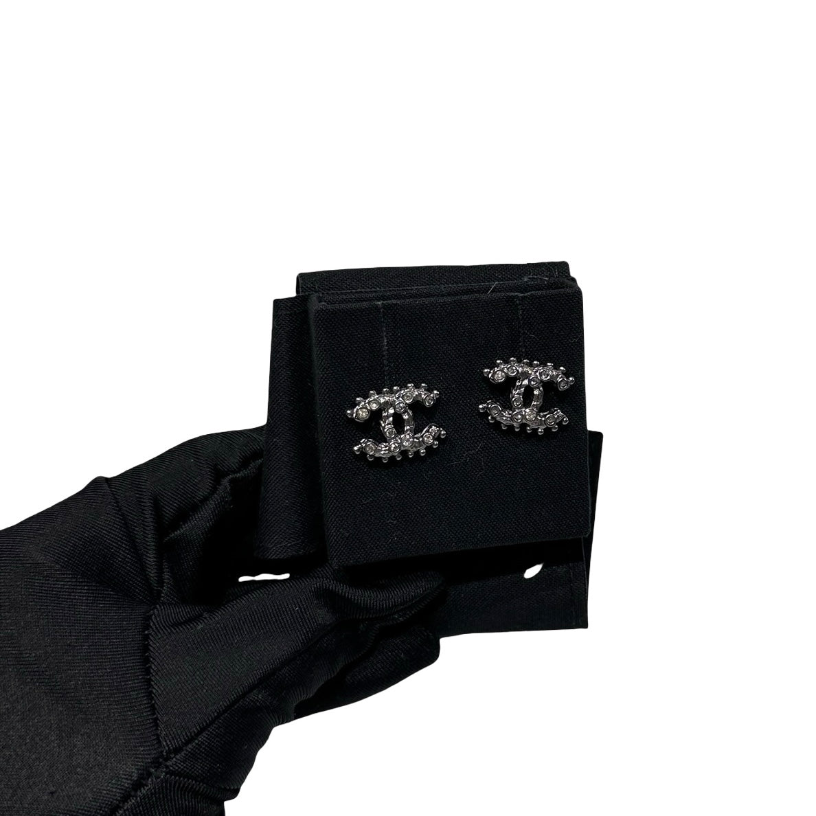 Used CHANEL Earrings Jewellery Black
