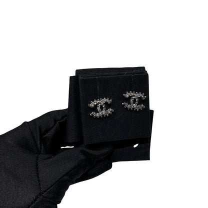 Used CHANEL Earrings Jewellery Black
