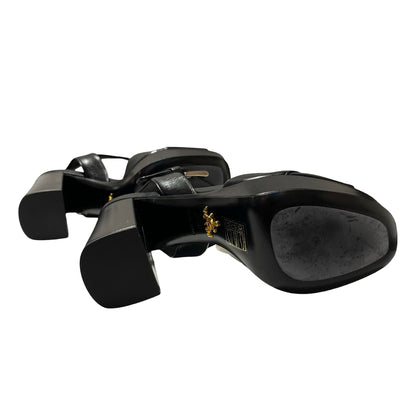 Used PRADA High Heels Shoes Black PHW