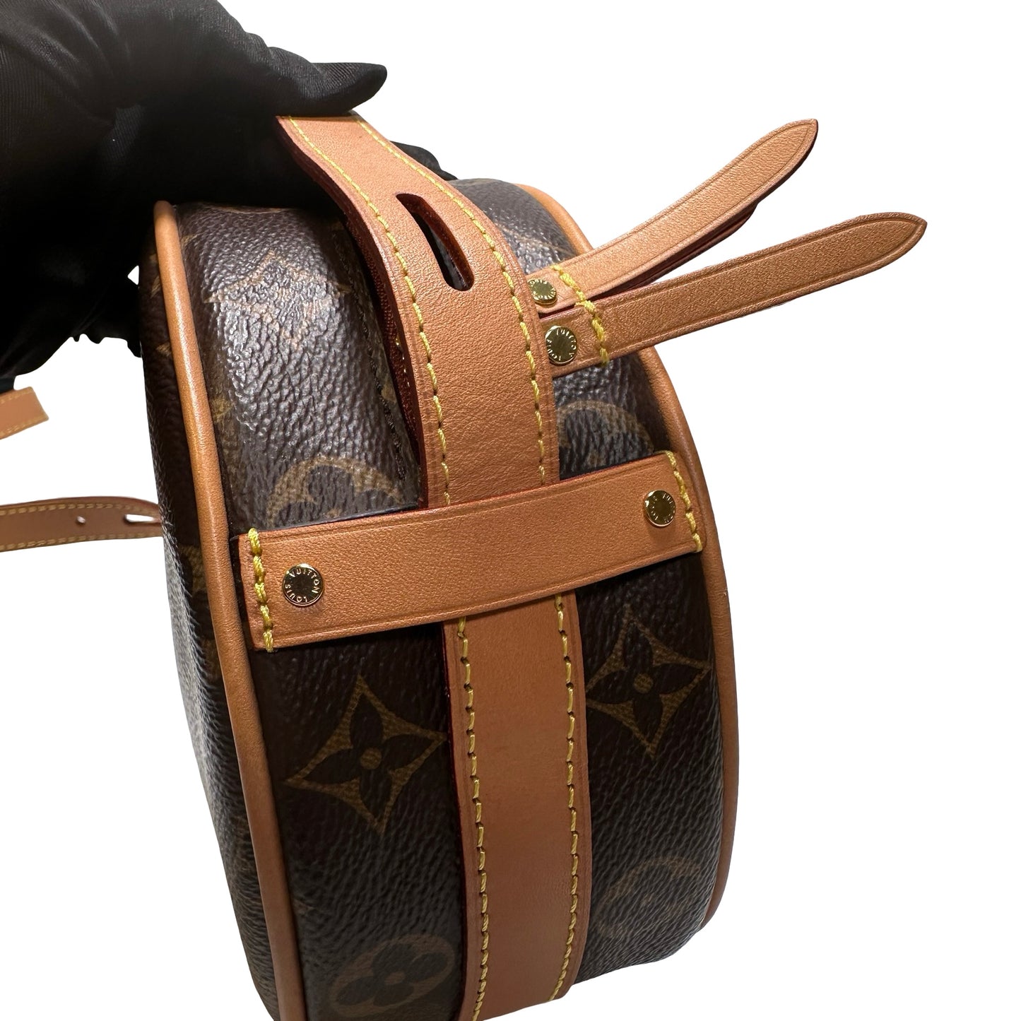 Used LOUIS VUITTON Monogram Boite Chapeau Shoulder Bag Brown GHW