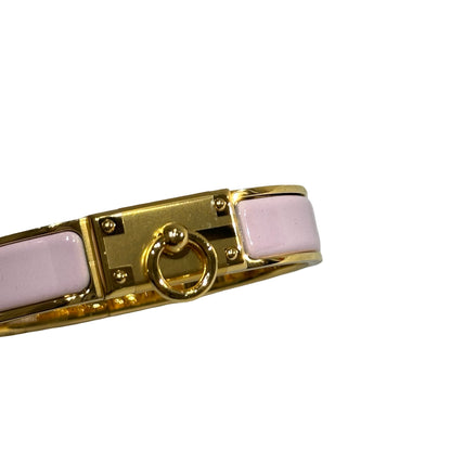 Unused HERMÈS H Bracelet BANGLE Pink