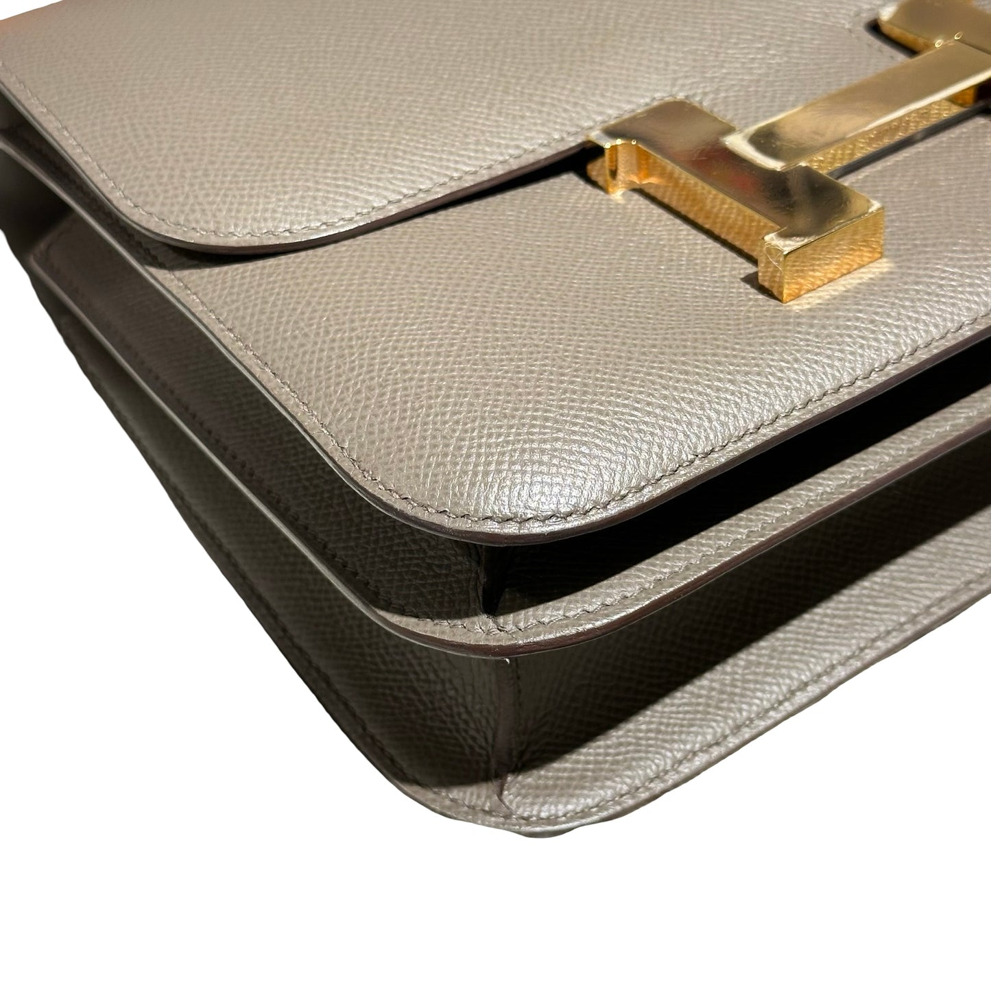 Used HERMÈS Constance 24 Shoulder Bag Etoupe GHW
